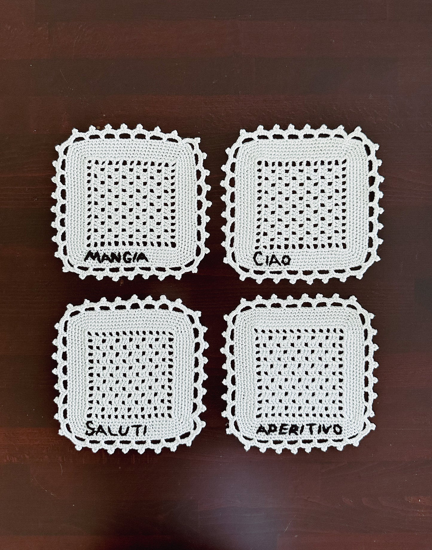 Mini servis / coaster set